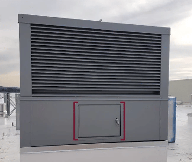 Penthouses - Roof Louvers for HVAC